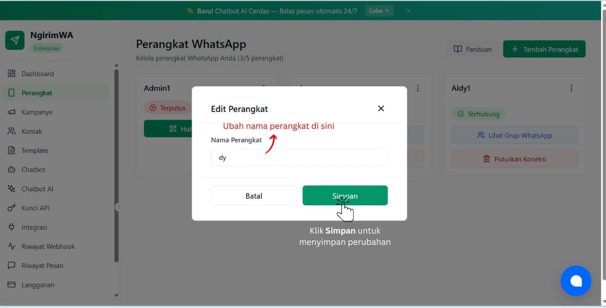 Simpan perubahan