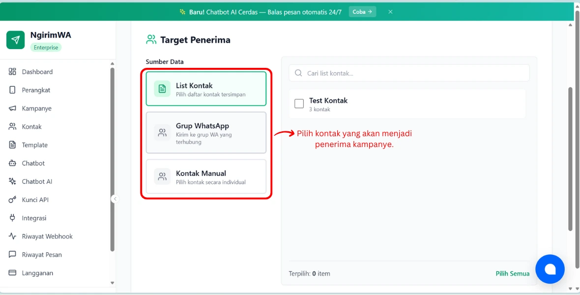 Target penerima